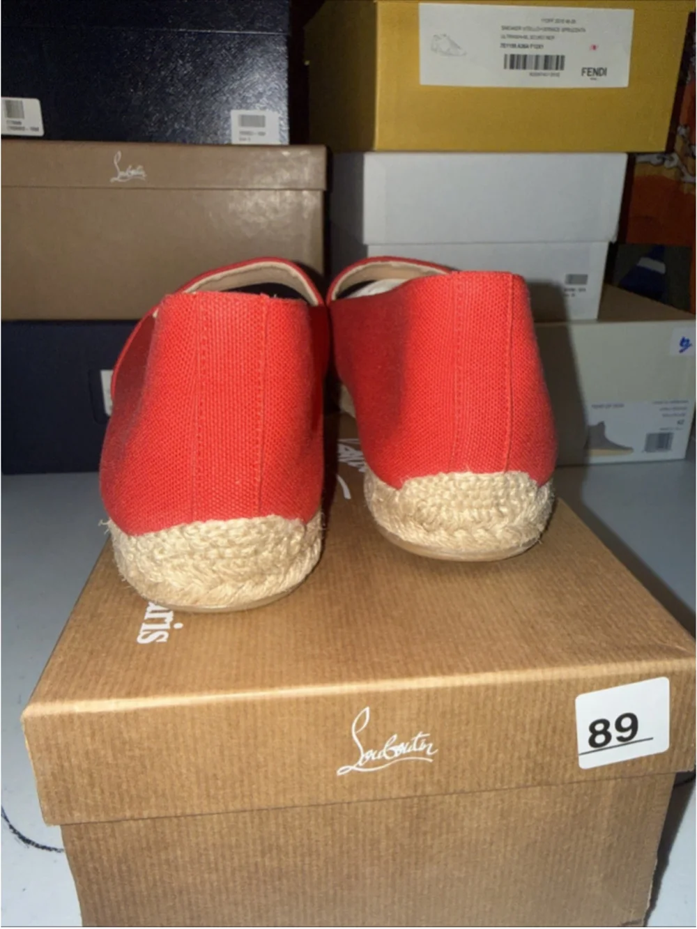 Christian Louboutin espadrille flats size 43 (10 men’s)